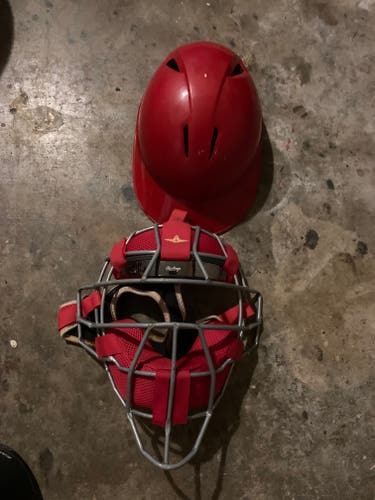 Used All Star System 7 Catcher's Mask