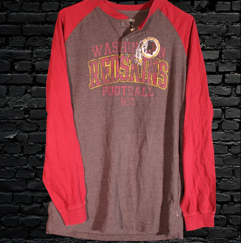 VINTAGE NFL LIQUID BLUE WASHINGTON REDSKINS TEE SHIRT SIZE XL