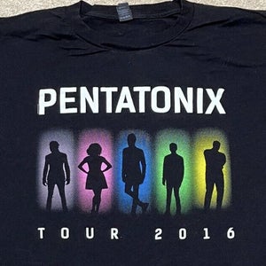 Pentatonix Band T Shirt Men XL Adult Black Music Concert Tour 2016 USA Pop Texas