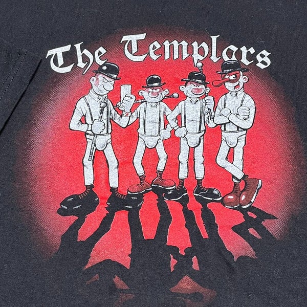 The Templars Band T Shirt Men Large Adult Black Oi NYC Rock Punk Retro Masked SidelineSwap