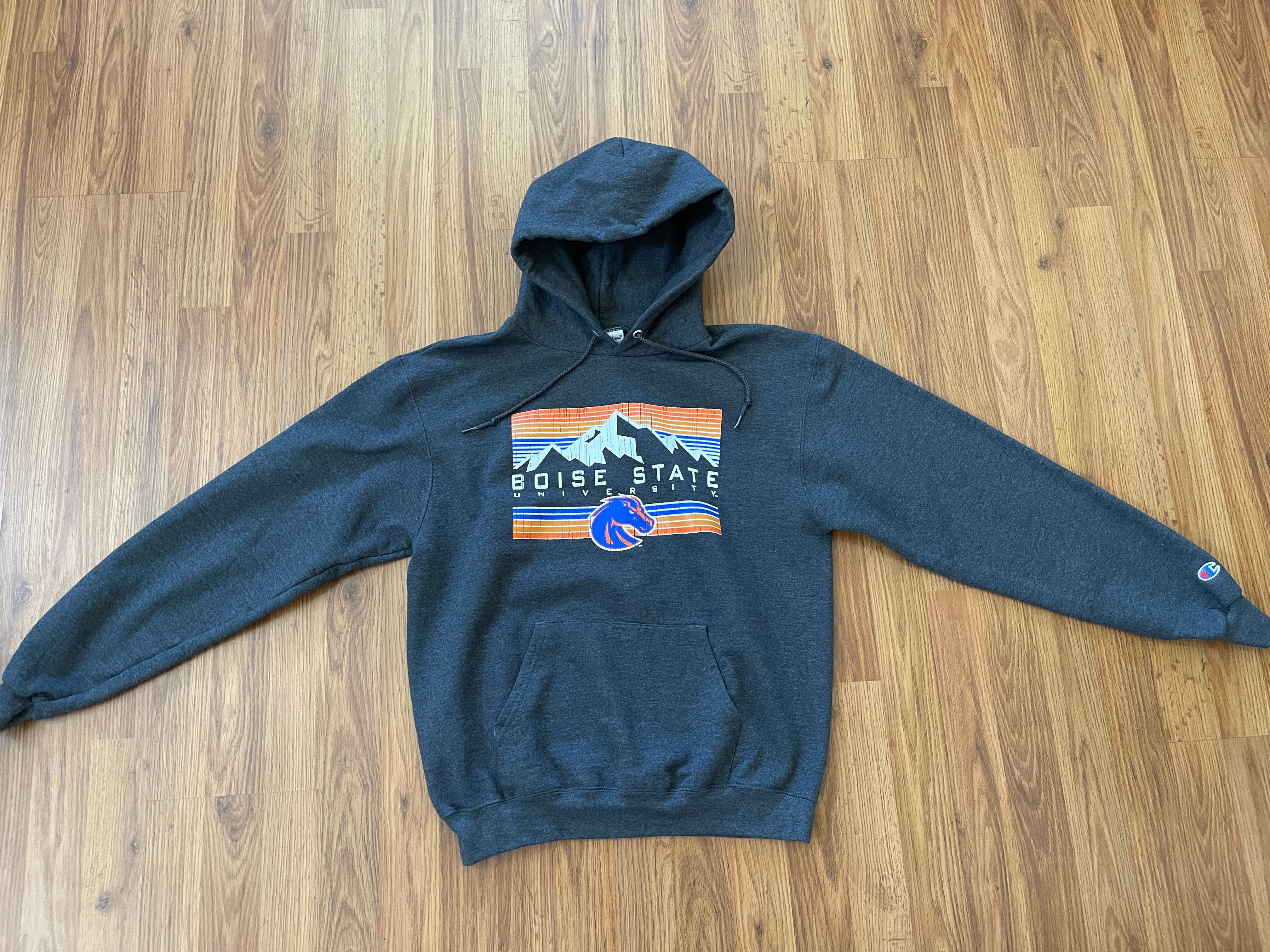 Men's Nike Royal Boise State Broncos Performance Pullover Hoodie