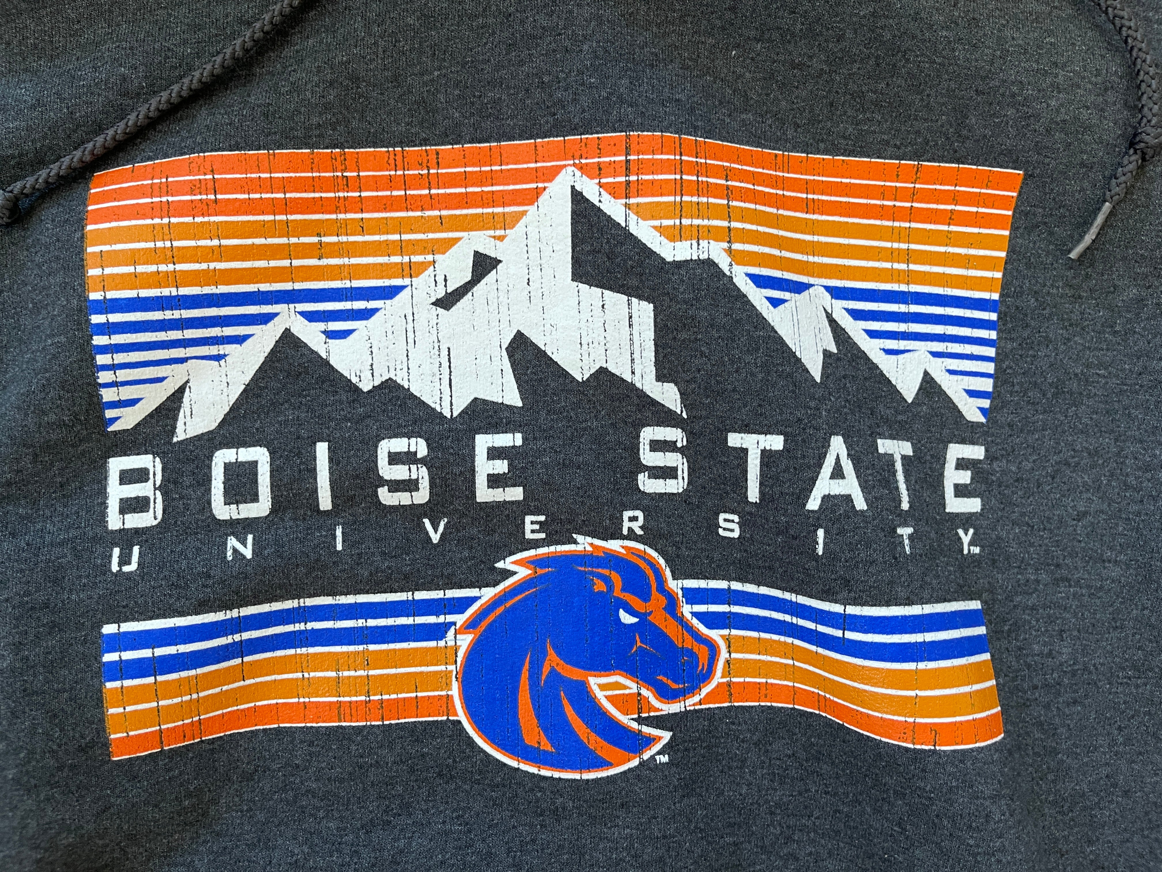 Men's Champion Royal Boise State Broncos High Motor Pullover