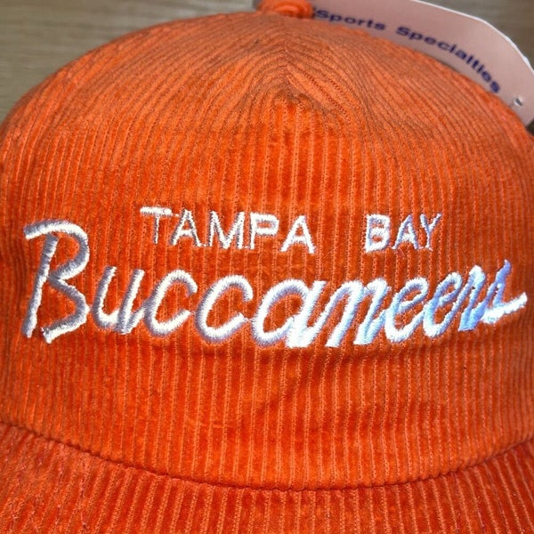 Vintage Sports Specialties Single Script Tampa Bay Buccaneers Snapback Hat NFL