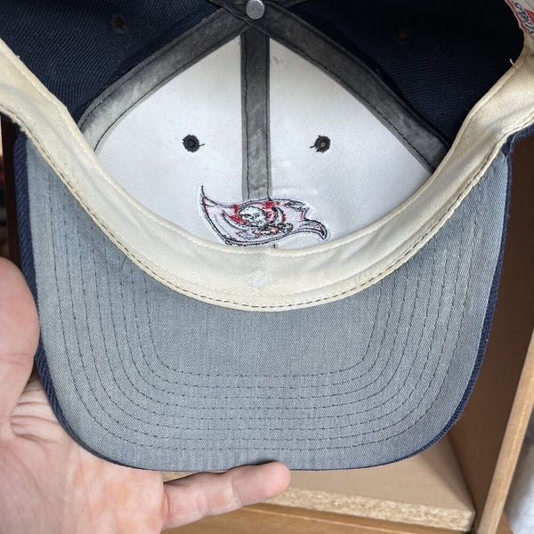 Vintage Tampa Bay Buccaneers Sports Specialties Corduroy Script Strapback  Hat | SidelineSwap