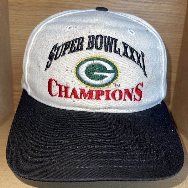 Vintage Green Bay Packers Super Bowl XXXI 31 Champs Snapback Cap Hat New  Orleans