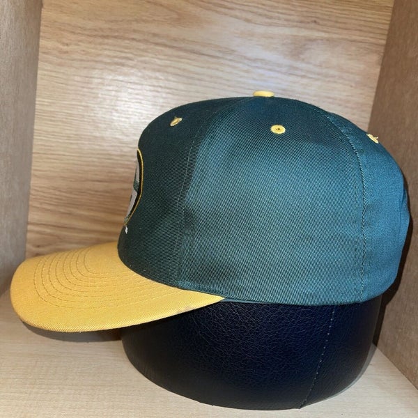 Vintage Logo 7 Green Bay Packers NFL Plain Logo Snapback Hat Cap Green  Yellow |