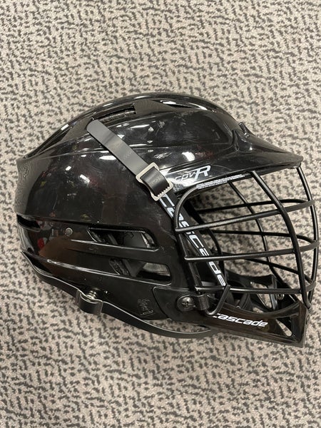 Used Cascade Black CPV-R lacrosse helmet