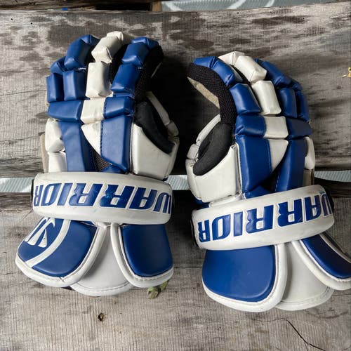Lightly Used Player's Warrior Riot Lacrosse Gloves 13"