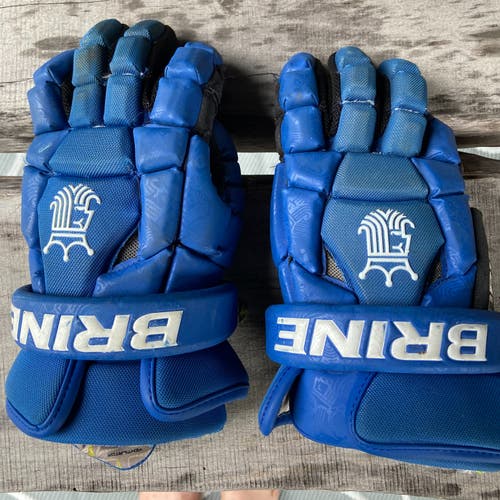 Used Player's Brine King Lacrosse Gloves 13"
