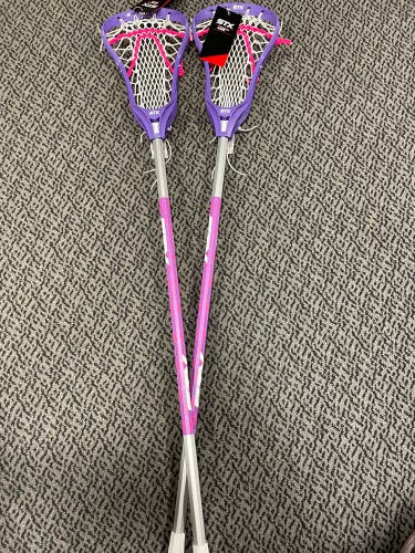 STX 2-Pack Crux 100 women’s complete sticks