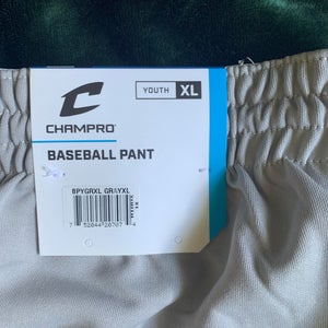 Gray Youth Champro Game Pants **2 pair sold together**