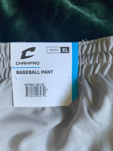 Gray Youth Champro Game Pants **2 pair sold together**