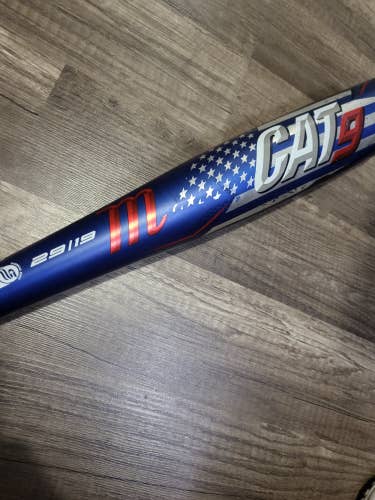 Used USSSA Certified Marucci Alloy Cat 9 Bat (-10) 19 oz 29"