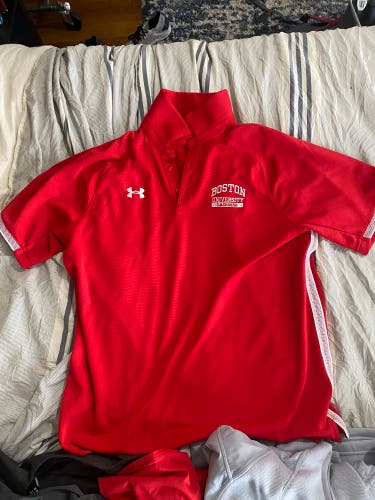 Boston University Lacrosse Polo Large