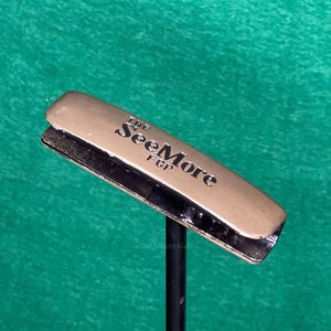 SeeMore FGP Brass Blade 34" Center-Shaft Putter Golf Club