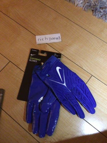 Nike Superbad 6.0 Football Gloves Blue DM0053-468 Size 3XL