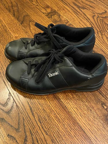 Mens black bowling shoes size 10.5