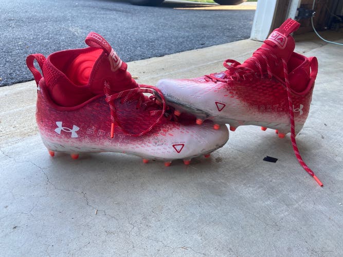 Red Men's Size Men's 10.5 (W 11.5) Mid Top Spotlight