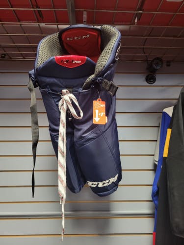 Junior New Small CCM QLT 290 Hockey Pants Navy