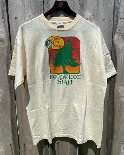 BASS PRO SHOPS BIG CEDAR LODGE FADED STAFF SHIRT (XL)