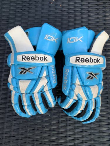 Used Reebok 13" Lacrosse Gloves
