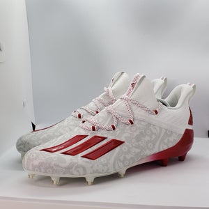 Adidas Adizero Reign Young King Football Cleats FU6708 Floral RED Men's sz 11