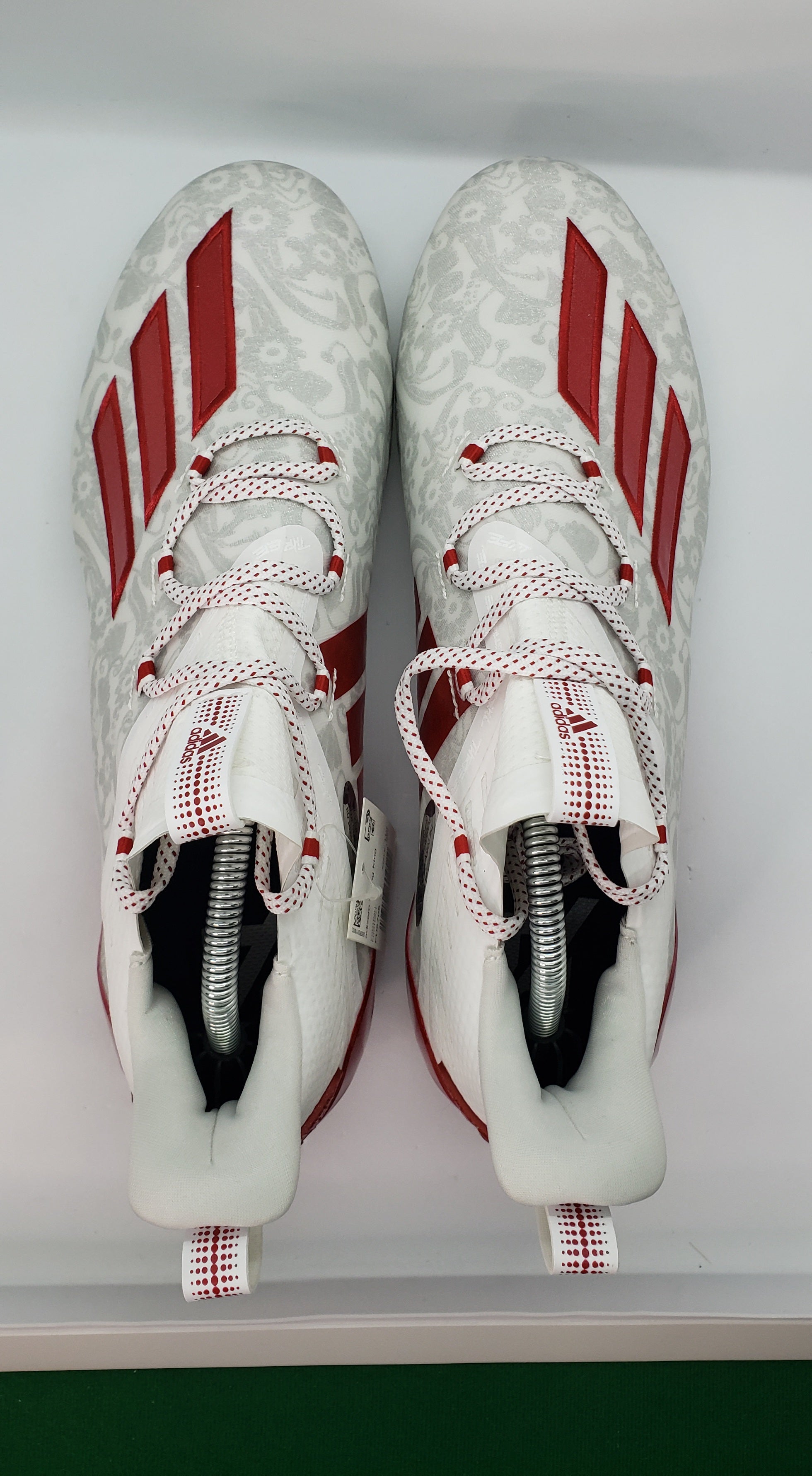 Adidas Football Cleats Adizero Reign Young King Mens Size 9.5 FU6708 Floral Red Adidas Adizero Reign Young King Football Cleats Floral Red  main image 2