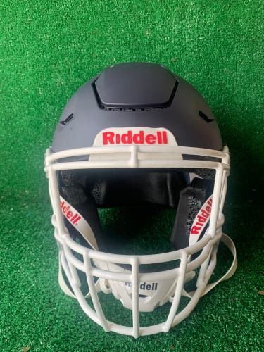 NEW w/ Tags - Adult (6 3/4 - 7) - Riddell Speedflex Diamond Football Helmet - Matte Navy Blue