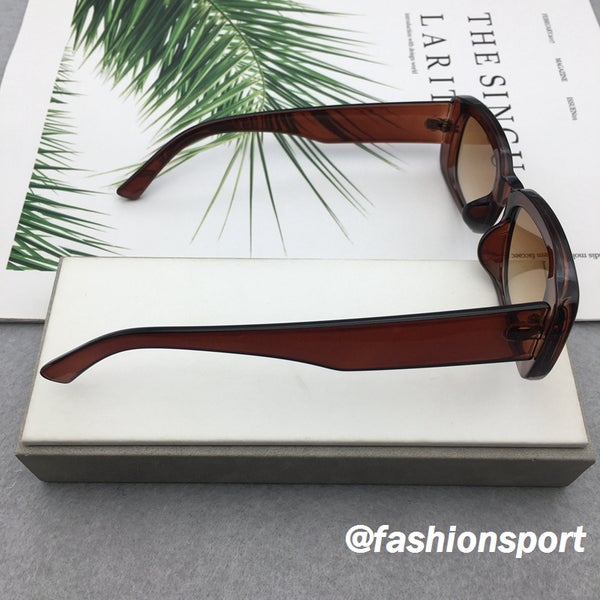 Rectangle Sunglasses Retro Driving Glasses 90’s Vintage Fashion Frame UV400 Protection