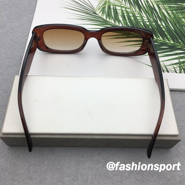 Rectangle Sunglasses Retro Driving Glasses 90’s Vintage Fashion Frame UV400 Protection