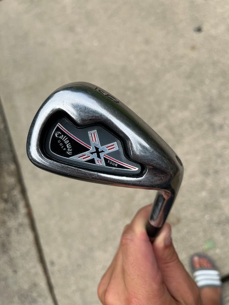 MENS Used Callaway Right Handed X Tour Iron Set Regular Flex 8 Pieces Steel Shaft