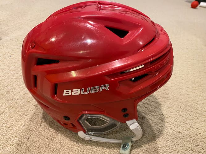 Used Bauer Re-Akt 150 Helmet - Red