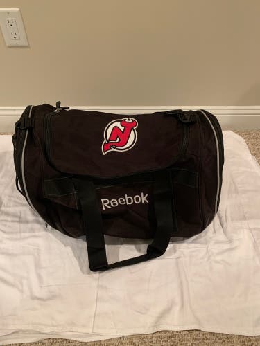 New Jersey Devils Pro Stock Team Issued Travel Bag