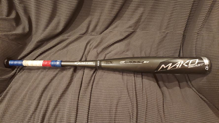 Used USSSA Certified 2017 Easton Composite Mako Beast Bat (-10) 22 oz FREE SHIPPING 32"