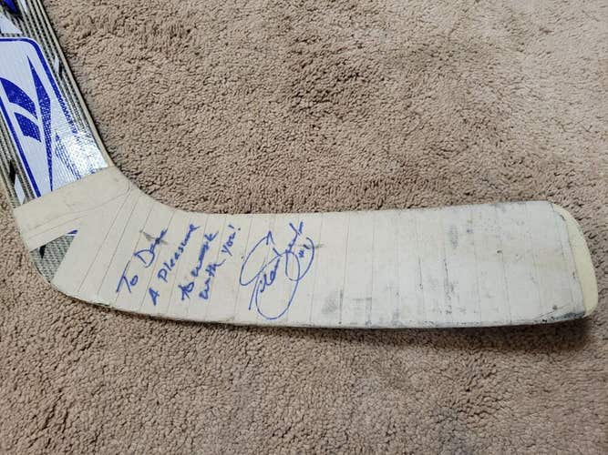 SEAN BURKE 05'06 Signed Tampa Bay Lightning NHL Game Used Hockey Stick COA