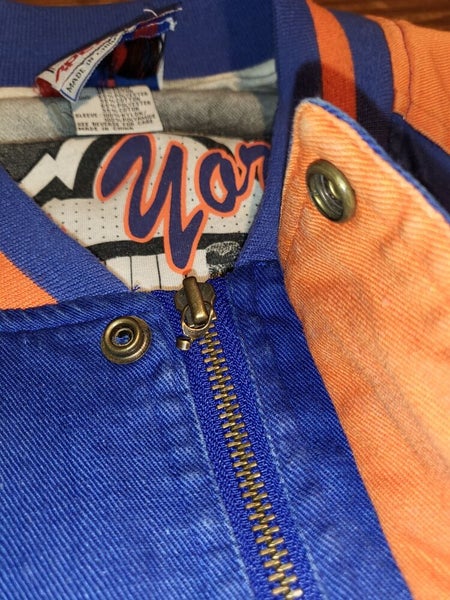 MLB New York Mets Blue Orange Varsity Jacket - Maker of Jacket