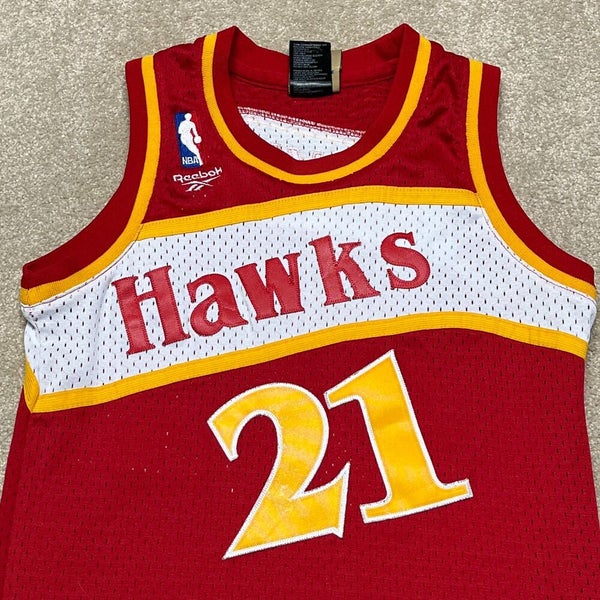 Dominique Wilkins Atlanta Hawks Jersey Boys Small Kids Red Reebok NBA Basketball