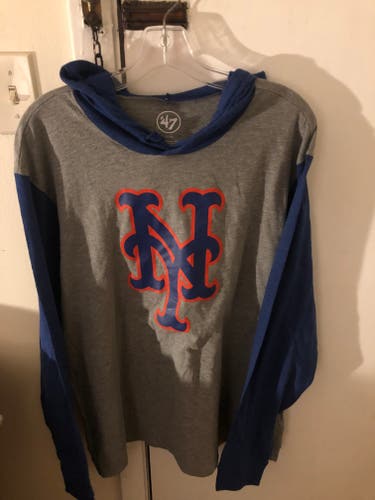 New York Mets 47 brand men’s MLB lightweight hoody L