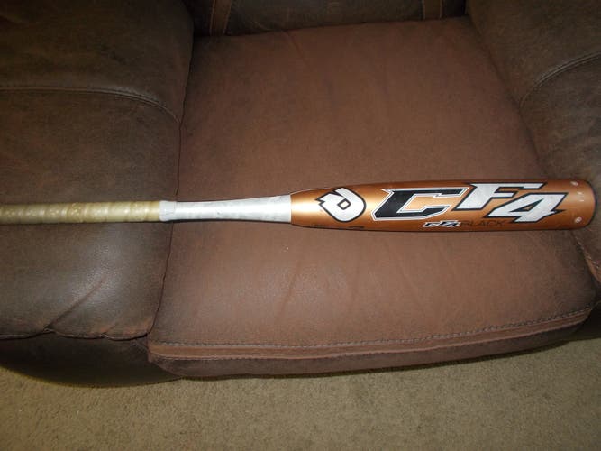 Used BBCOR Certified DeMarini CF4 BLACK Bat (-3) 29 oz 32"