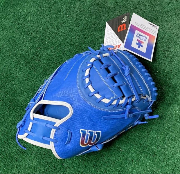 Wilson 2023 A2000 Autism Speaks 33 Inch LTM CM33 Baseball Catcher's Mitt