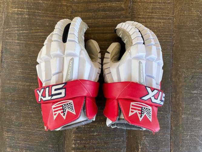 Used Player's STX 12" Surgeon RZR Lacrosse Gloves
