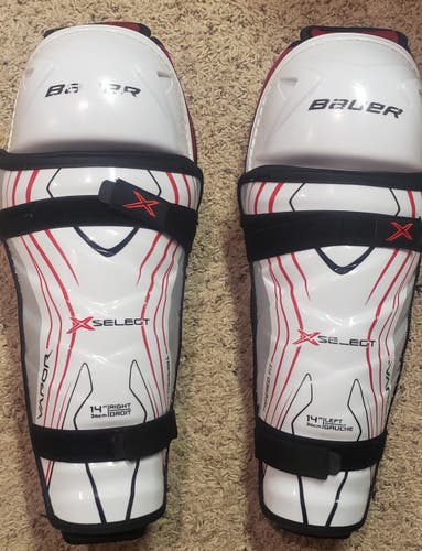 Used Bauer Vapor Shin Pads