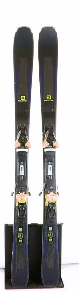 Used 2019 Salomon XDR 80 Ti Skis Salomon Z12 Bindings 155 (Option 220300) | SidelineSwap