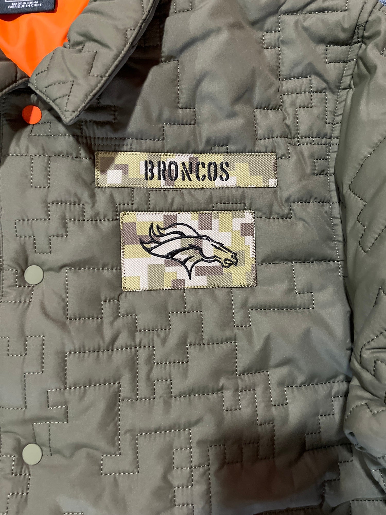 4-299-15-D03A062, Denver Broncos Men's OS Green Camo