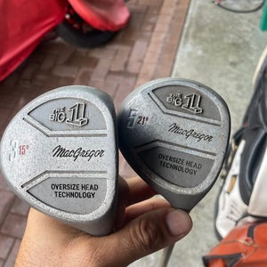 Mac Gregor The Big One  3 And 5 Wood In Right Handed