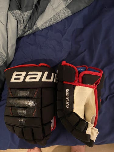 Pro Stock Chicago Blackhawks Kane Specs Bauer Nexus 1N Gloves 14" Pro Stock