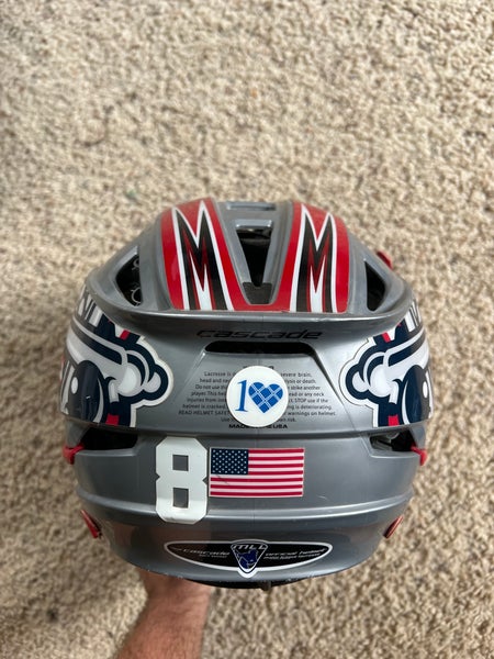 Boston Cannons MLL Lacrosse Cascade CPX Team Issued Helmet