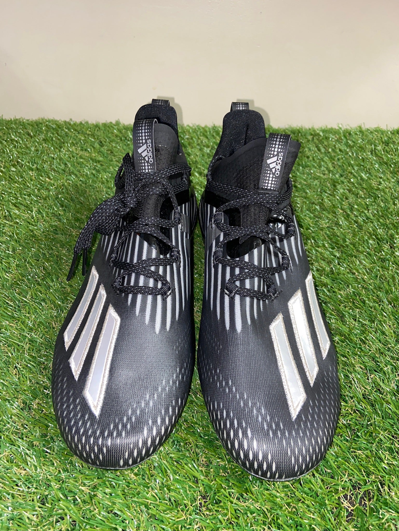 Adidas Mens Adizero Low Football Cleats Black Silver Metallic EH2707 Size 8.5 adidas Adizero Electric.1 Football Cleat - Men main image 2