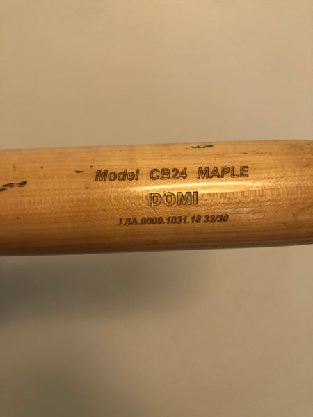 Used Chandler Wood CB24 Maple Bat (-3) 30 oz 32"