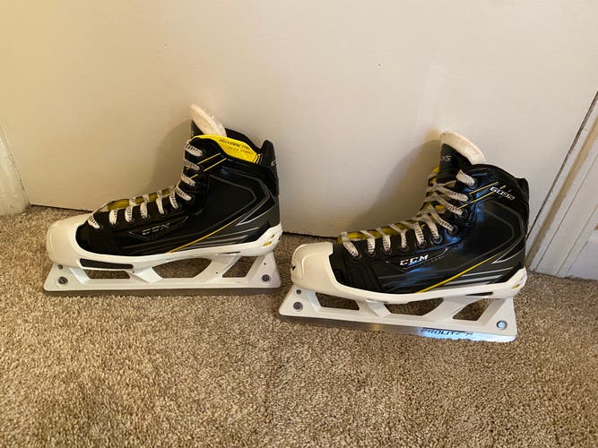 Used CCM Size 7 D Tacks 6092 Goalie Skates